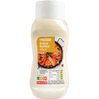Salsa allioli EROSKI, pot 300 ml