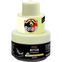 Crema negra para calzado BÚFALO, tarro aplicador 1 ud Crema negra para calzado BÚFALO, tarro aplicador 1 ud