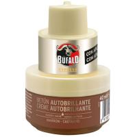 Crema marrón para calzado BÚFALO, tarro aplicador 1 ud. Crema marrón para calzado BÚFALO, tarro aplicador 1 ud.
