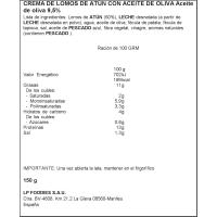 Paté de tonyina en oli d`oliva natural LA PIARA, pack 2x75 g