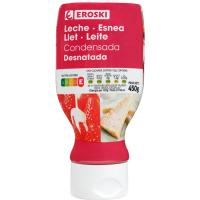 Llet Condensada Desnatada EROSKI, dosificador 450 g Llet Condensada Desnatada EROSKI, dosificador 450 g