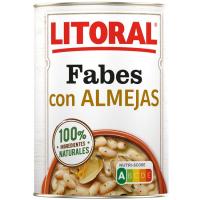 Fabes amb cloïsses LITORAL, lata 440 g