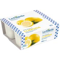 Yogur sabor limón LA FAGEDA, pack 4x125 g Yogur sabor limón LA FAGEDA, pack 4x125 g