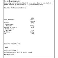 Paté al horno CARLIT, sobre 100 g