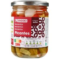 Banderilles picants EROSKI, flascó 210 g Banderilles picants EROSKI, flascó 210 g