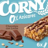 Barretes de xocolata amb llet 0% CORNY, 6 uds, caixa 120 g Barretes de xocolata amb llet 0% CORNY, 6 uds, caixa 120 g