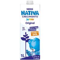Leche de crecimiento original NESTLÉ JUNIOR, brik 1 litro Leche de crecimiento original NESTLÉ JUNIOR, brik 1 litro
