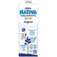 Leche de crecimiento original NESTLÉ JUNIOR, brik 1 litro