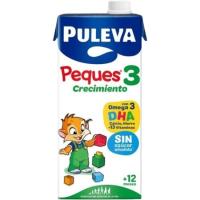Leche de crecimiento PULEVA Peques 3, brik 1 litro Leche de crecimiento PULEVA Peques 3, brik 1 litro