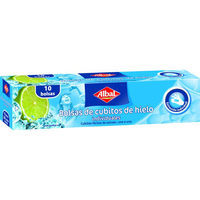 Bolsa para cubitos de hielo ALBAL, caja 10 uds