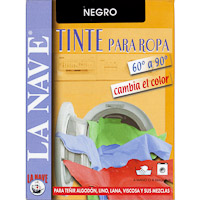 Tinte ropa negro LA NAVE, sobre, pack 2x20 g