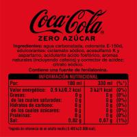 Coca Cola zero llauna pack 33 cl x 12