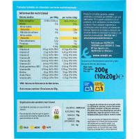 Snacks de xocolata-llet EROSKI, caixa 200 g